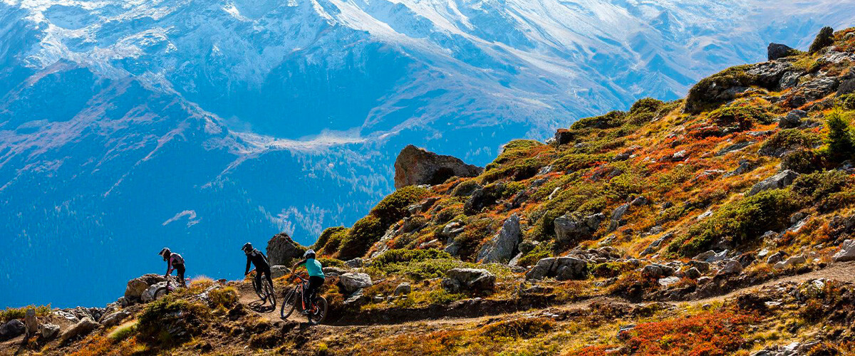 Découvre la nouvelle piste verte du Verbier Bikepark