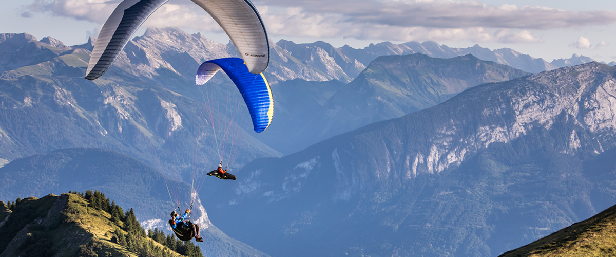 Praz de Lys Sommand : terre du parapente