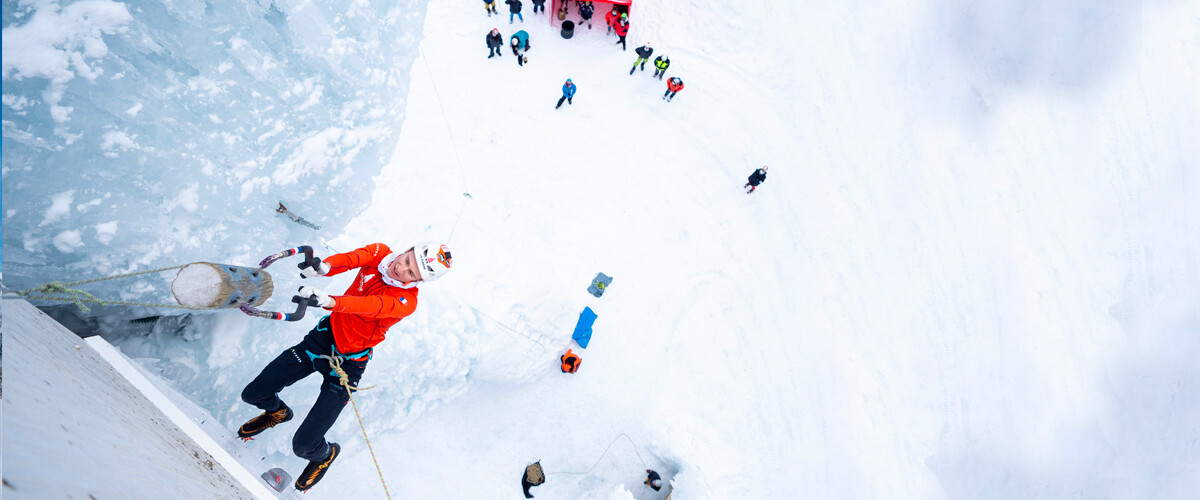 Rendez-vous à la coupe du monde d'escalade sur glace à La Plagne