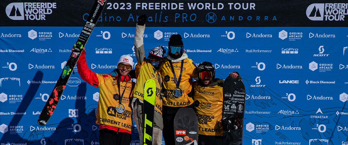 Ludovic Guillot-Diat sur le toit d'Andorre : les résultats de la deuxième étape du Freeride World Tour 2023