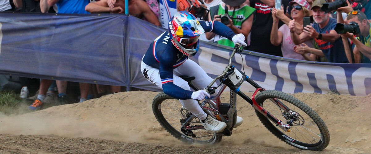 La logique respectée : Bruni et Cabirou sacrés champions de France de VTT DH aux Arcs !