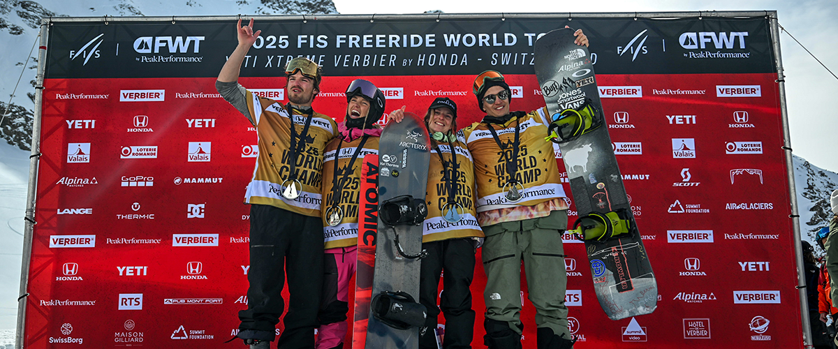 Victor De Le Rue, Marcus Goguen, Justine Dufour-Lapointe et Noémie Equy inscrivent leur nom dans l’histoire du Freeride World Tour