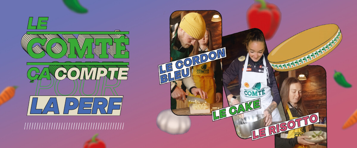 Le Comté ça compte pour la perf, 3 recettes pour allier performance et gourmandise avec l'équipe de France de Biathlon