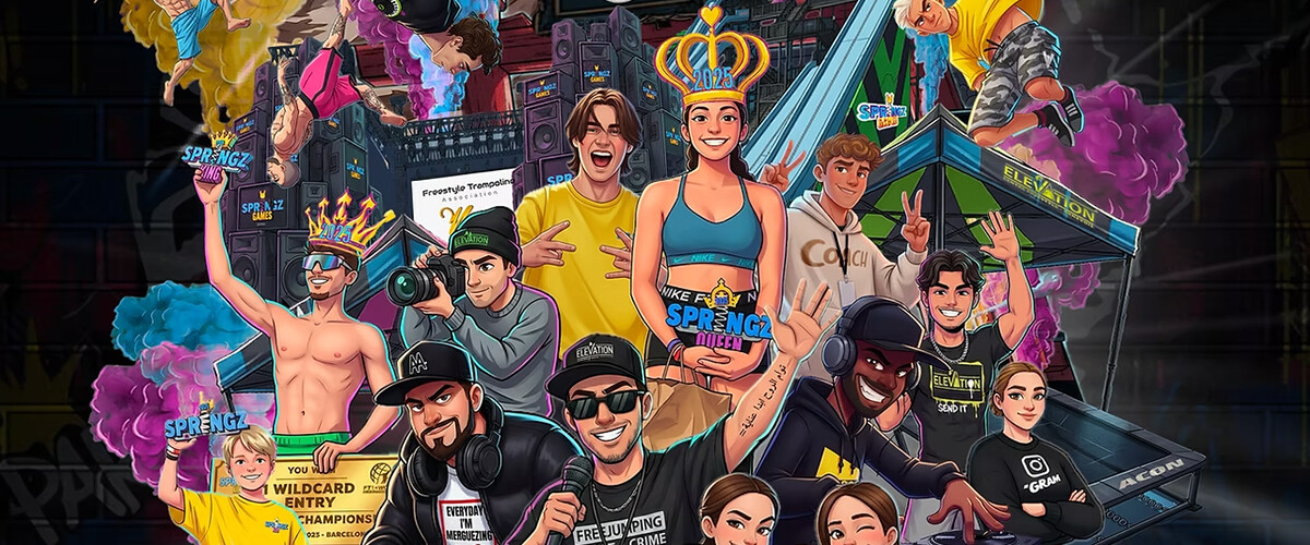 Les Springz Games la competition freestyle toute discipline, trampoline, parkour, plongeon, skate…