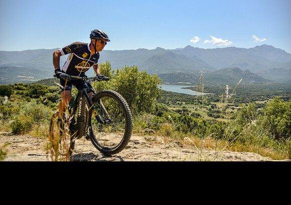 L'île rousse en VTT