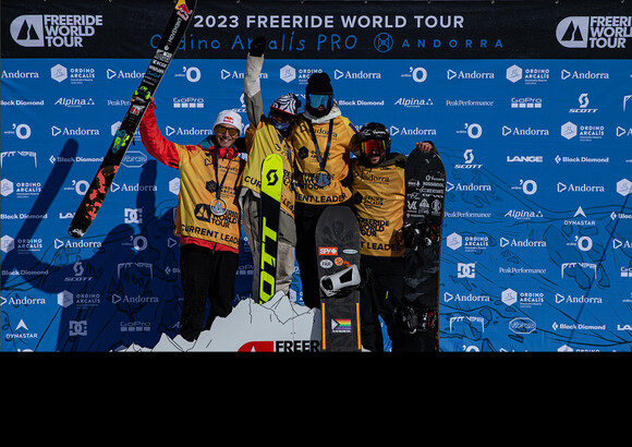 Ludovic Guillot-Diat sur le toit d'Andorre : les résultats de la deuxième étape du Freeride World Tour 2023