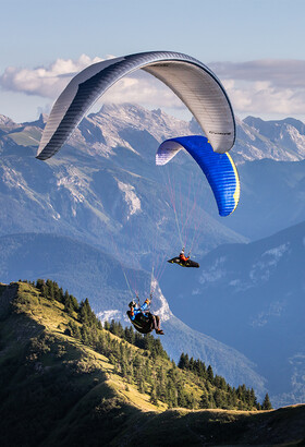 Praz de Lys Sommand : terre du parapente