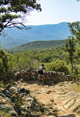 L'île rousse en VTT