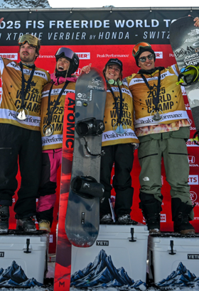 Victor De Le Rue, Marcus Goguen, Justine Dufour-Lapointe et Noémie Equy inscrivent leur nom dans l’histoire du Freeride World Tour