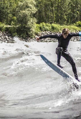 Le surf en eau douce