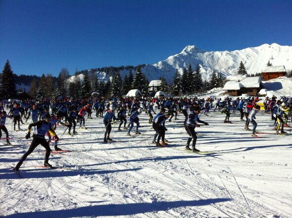 36ème Traversée de la Ramaz, grande course populaire de ski de fond