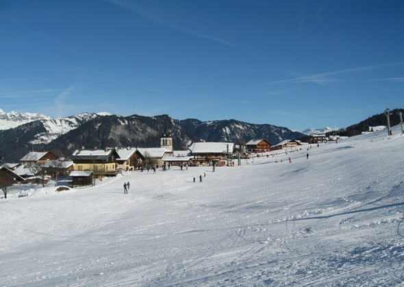 Front de neige de la Logère