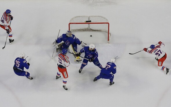 Match de hockey France - Lettonie