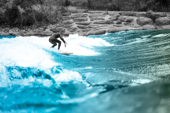 Le surf en eau douce