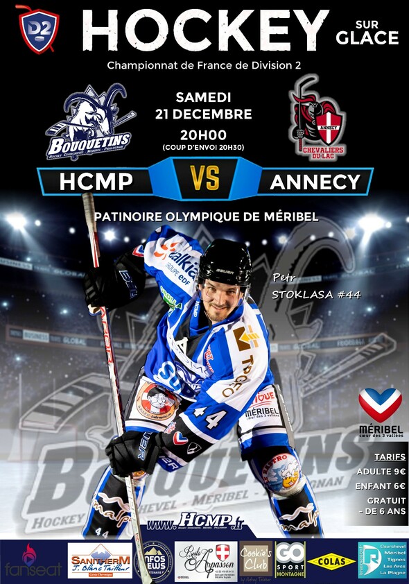 Hockey sur Glace / Hockey Courchevel Méribel Pralognan – Annecy