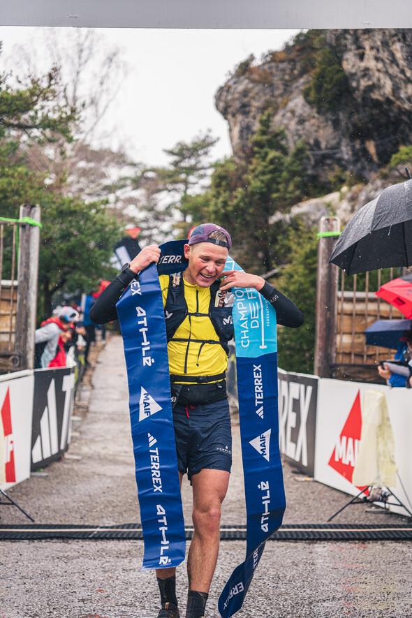 Baptiste Chassagne, sacré Champion de France de trail long