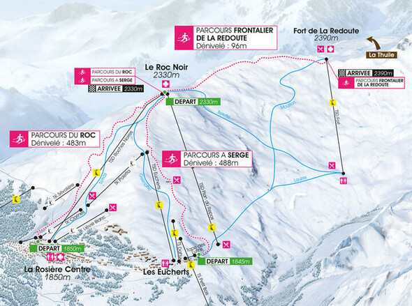 LES MEILLEURS ITIN RAIRES DE SKI DE RANDONN E DE LA ROSI RE