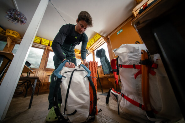 Victor Garcin, l'ascencion de la Face nord de la Meije, la Directissime des Potes en solo