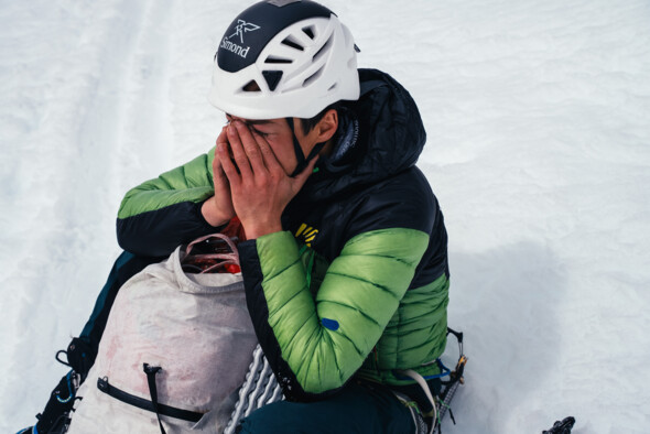 Victor Garcin, l'ascencion de la Face nord de la Meije, la Directissime des Potes en solo