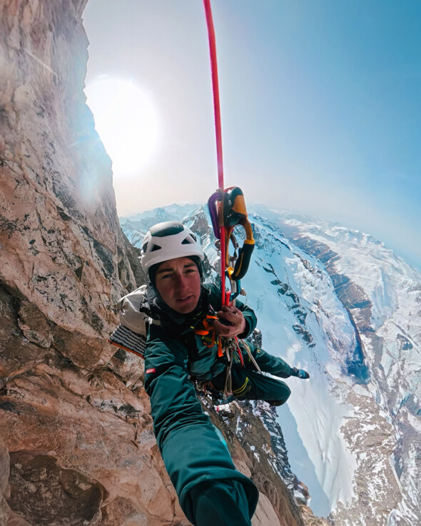 Victor Garcin, l'ascencion de la Face nord de la Meije, la Directissime des Potes en solo