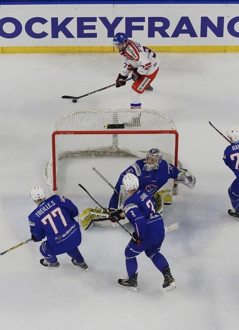 Match de hockey France - Lettonie