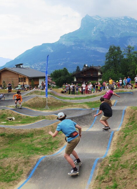 Contest au Pump Track de Saint-Gervais