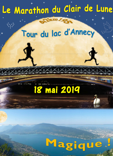 1er Marathon du Clair de Lune - Tour du Lac d'Annecy