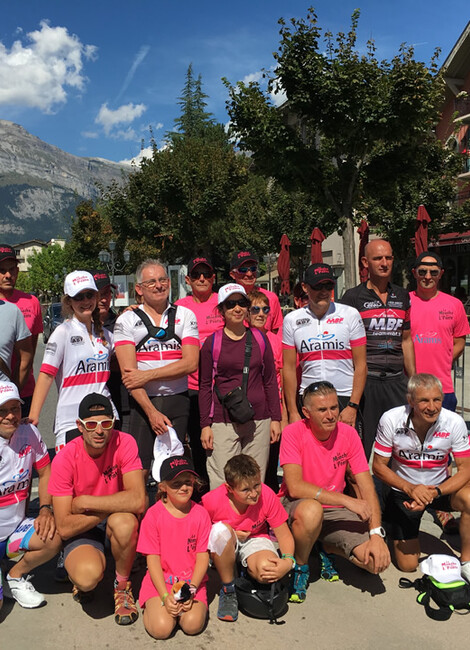 La Monchu dans l'pentu Randonnée Cycliste au Pays du Mont-Blanc