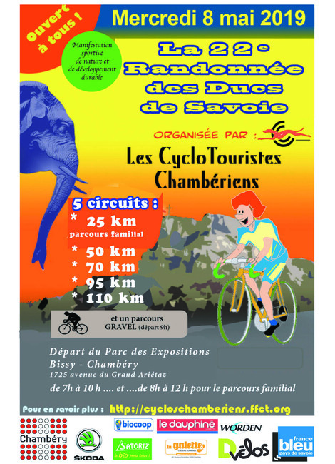 22e Randonnée cyclo des Ducs de Savoie