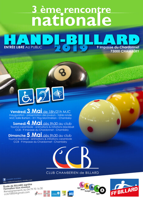 3e Rencontre Nationale de Handi-Billard