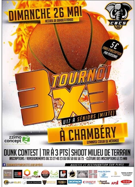 Tournoi de Basket : 3X3 séniors mixtes