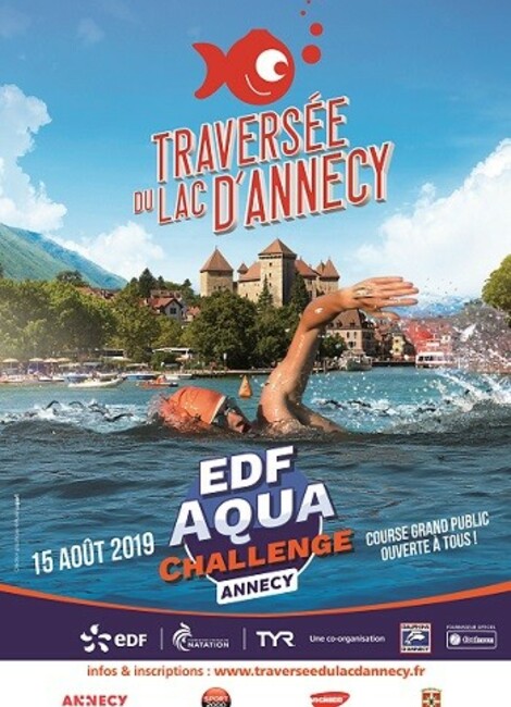 Traversée du lac d'annecy