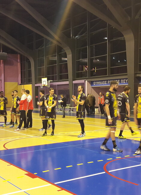 Match de hand du Chambéry Savoie Handball