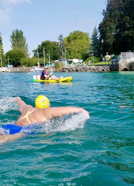 Traversée du lac à la nage Lausanne-Evian