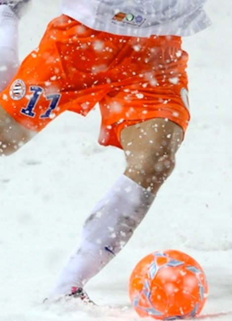 Foot sur neige